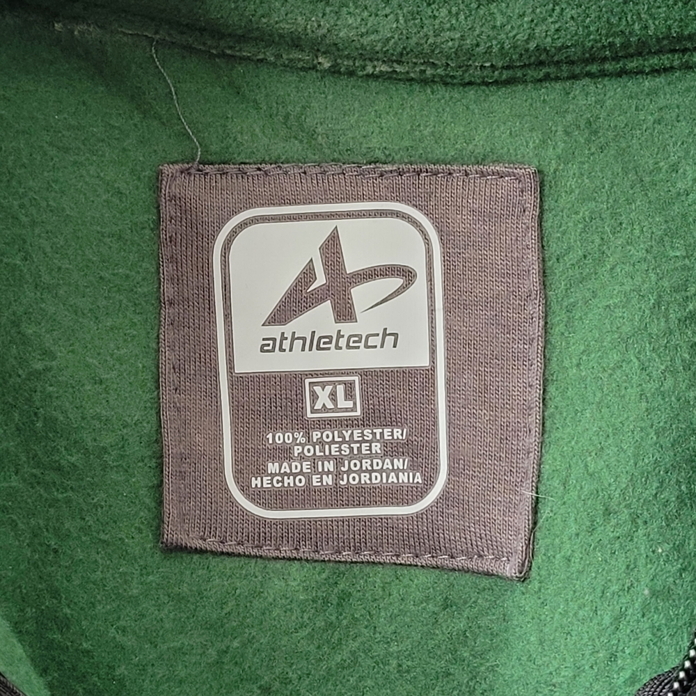 NEW Athletech Men's Zip-Up Sweater - Forest Green Size XL - Picture 7 of 9